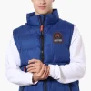 Super Triple Goose Double Pocket Bubble Vest - Blue