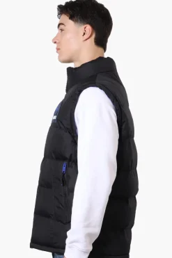 Super Triple Goose Double Pocket Bubble Vest - Black