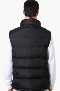 Super Triple Goose Double Pocket Bubble Vest - Black