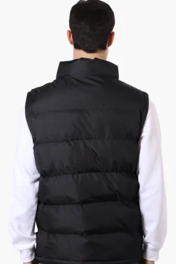 Super Triple Goose Double Pocket Bubble Vest - Black