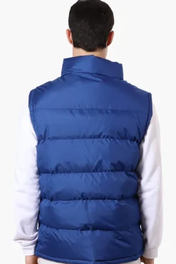 Super Triple Goose Double Pocket Bubble Vest - Blue