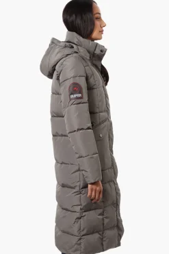 Super Triple Goose Maxi Puffer Parka Jacket - Olive