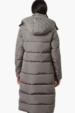 Super Triple Goose Maxi Puffer Parka Jacket - Olive