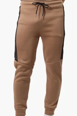 Super Triple Goose Mesh Insert Joggers - Brown