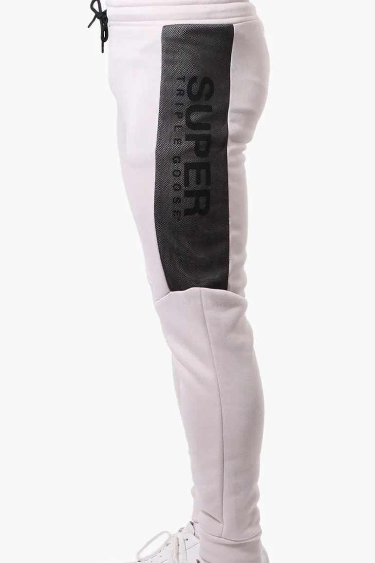 Super Triple Goose Mesh Insert Joggers - Stone