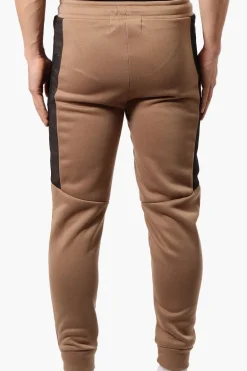 Super Triple Goose Mesh Insert Joggers - Brown