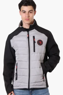 Super Triple Goose Quilted Bubble Lightweight Jacket - Grey