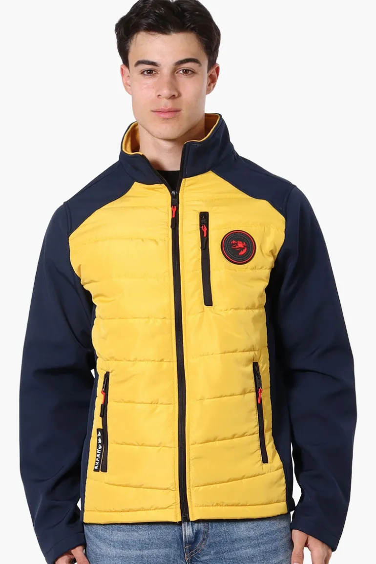 Super Triple Goose Quilted Bubble Lightweight Jacket - Yellow