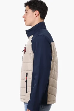 Super Triple Goose Quilted Bubble Lightweight Jacket - Beige