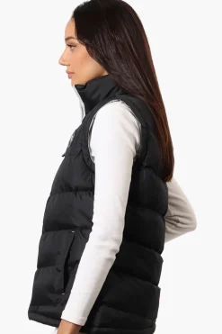 Super Triple Goose Solid Bubble Vest - Black